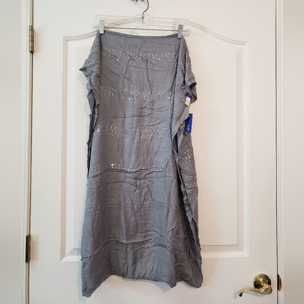 NWT APT 9 Gray Women's Infinity Wrap